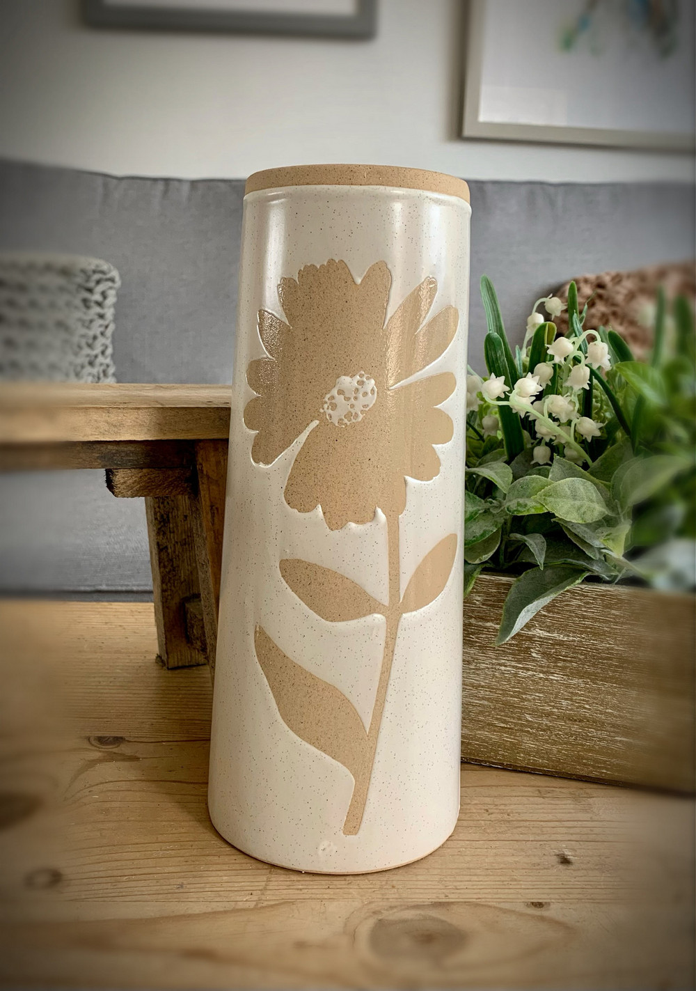 Tall Sunflower Vase Shop So Sophie