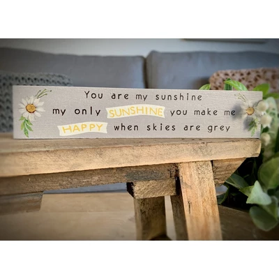 Plaques So Sophie, You Are My Sunshine Wooden Plaque Uk