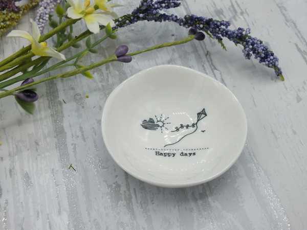 Happy Days small porcelain dish 