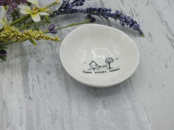Home sweet home small porcelain dish 