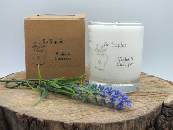 Violet & Sweetpea Large Candle
