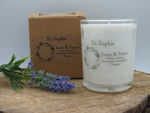 Love & Peace Small Candle