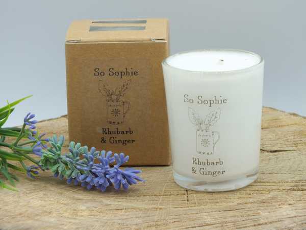 Rhubarb & Ginger Small Candle