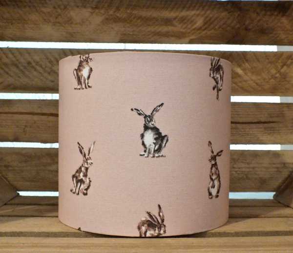 Pink Hare Lampshade 20cm 