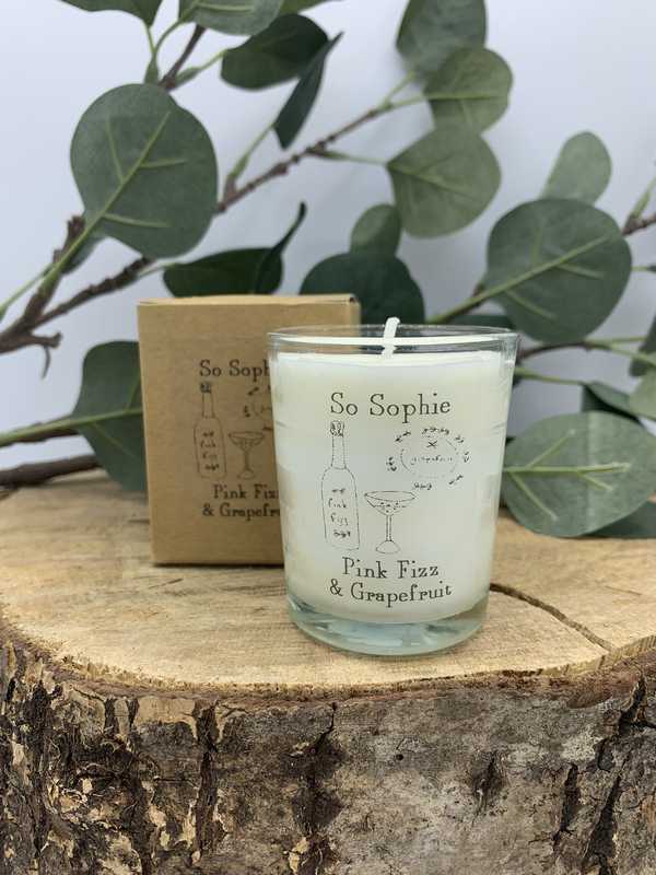 Pink Fizz & Grapefruit Small Candle