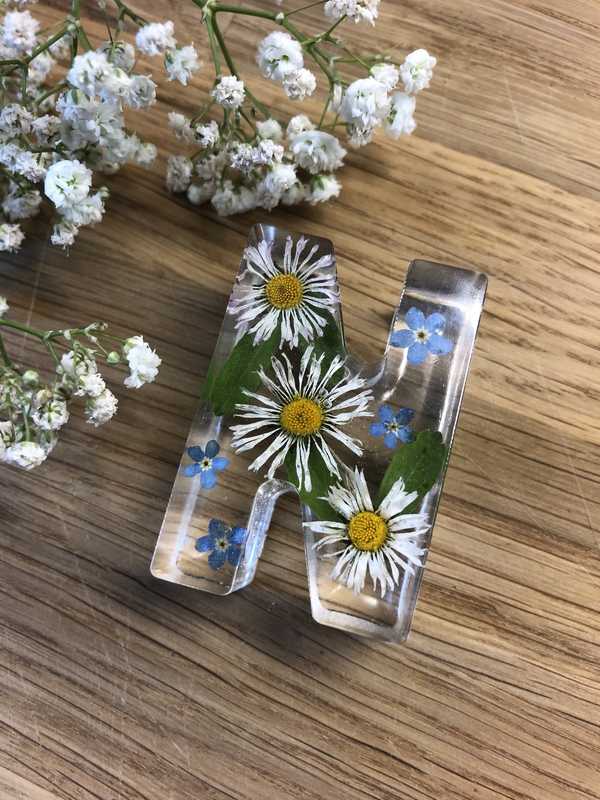 Floral Resin Letters Shop So Sophie