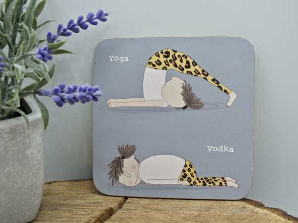 Yoga/Vodka Coaster