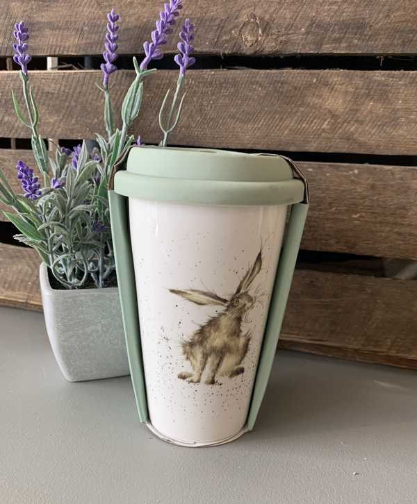 ‘Good hare day’ travel mug