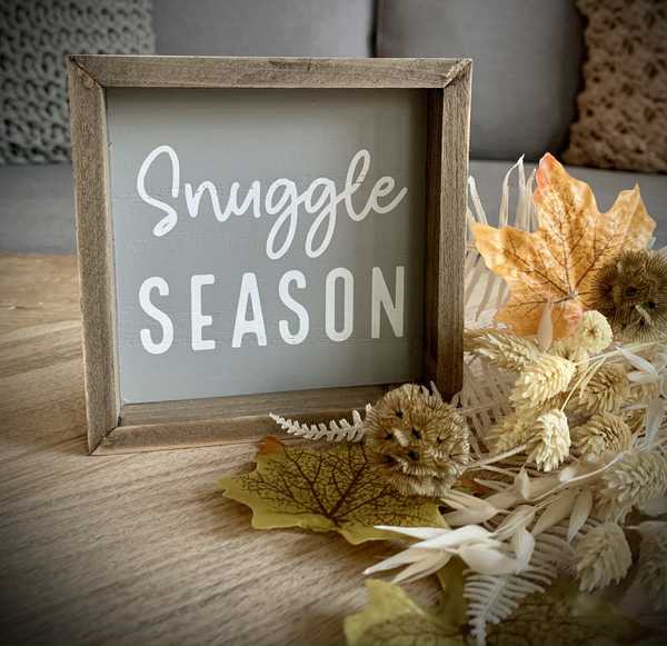Snuggle Season Autumnal Plaque