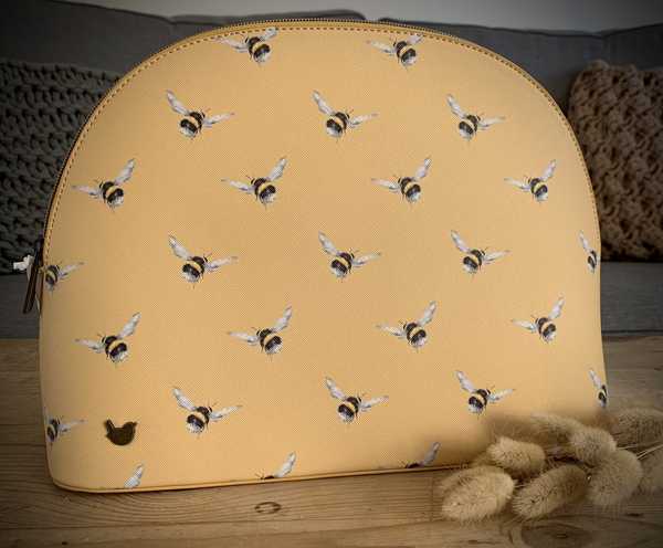 'Flight Of The Bumble Bee ' Large Wrendale Cosmetic Bag