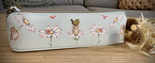 Wrendale ' Oops A Daisy' Pencil Case/ Brush Bag