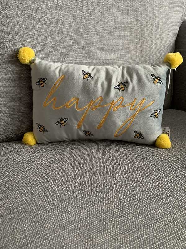 Happy Luxe Bee Cushion