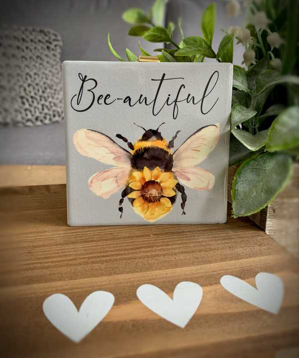 Ceramic Bee-autiful Bee Plaque