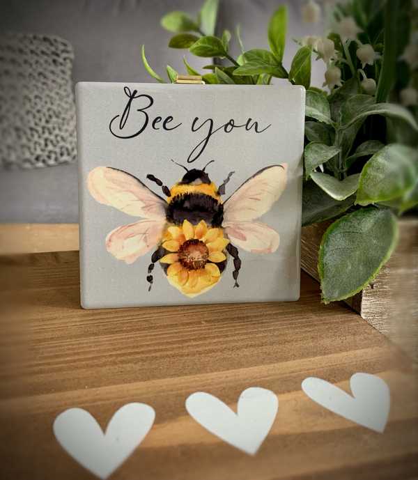 Ceramic Bee You Plaque