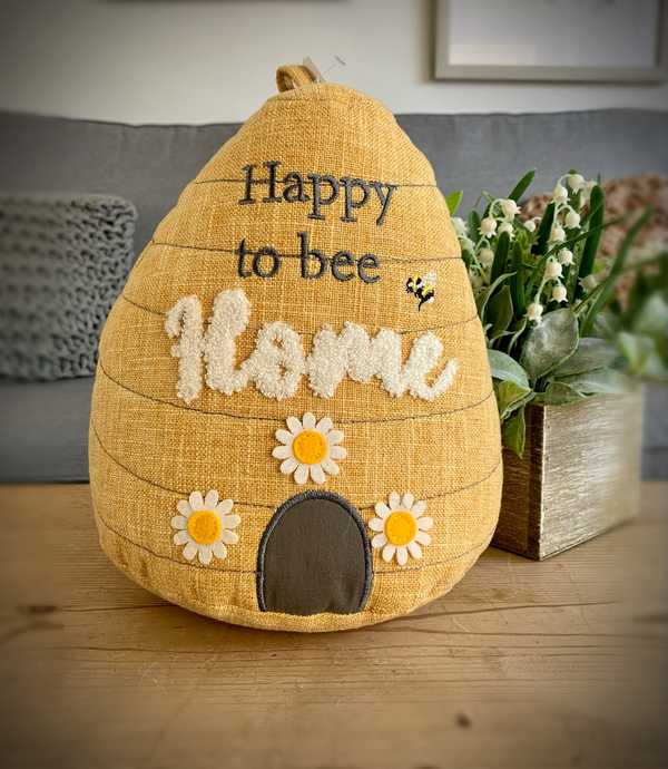 Happy To Bee Home Doorstop