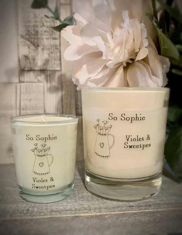 Violet & Sweetpea Candle