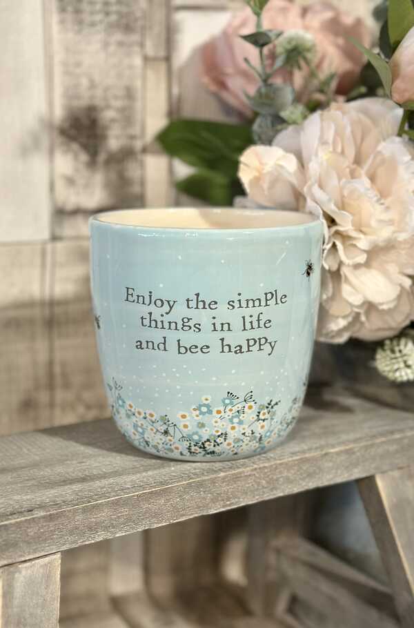 Enjoy The Simple Things Planter