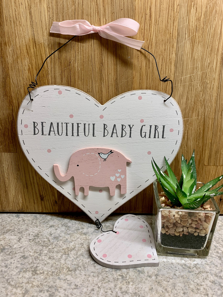 Beautiful Baby Girl Plaque Shop So Sophie