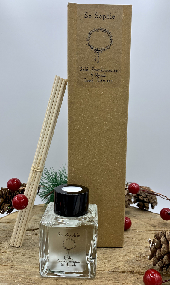 Gold, Frankincense & Myrrh Reed Diffuser Shop So Sophie