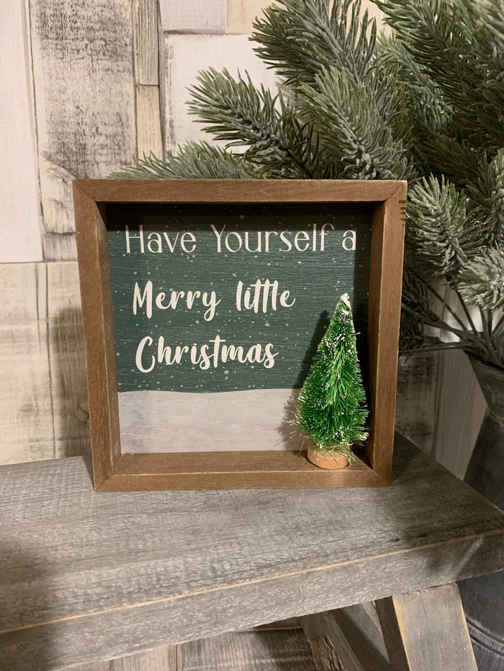 Have Yourself A Merry Little Christmas Wooden Plaque | Shop | So Sophie