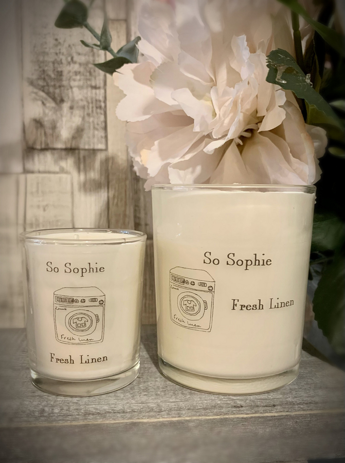 Fresh Linen Candle Shop So Sophie