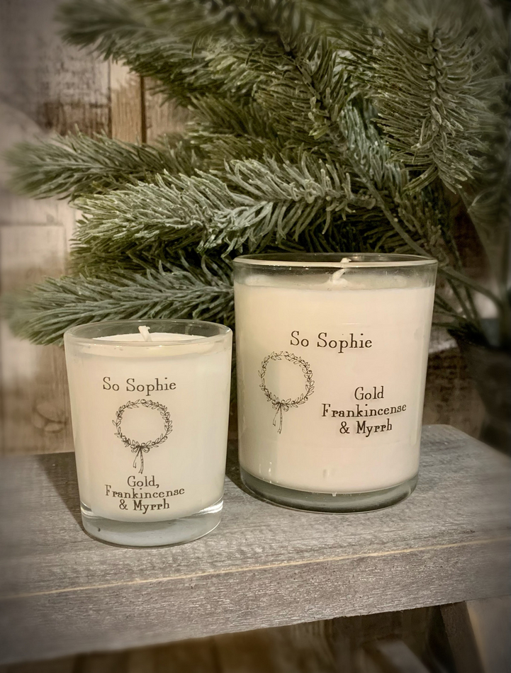 Gold, Frankincense & Myrrh Candle Shop So Sophie